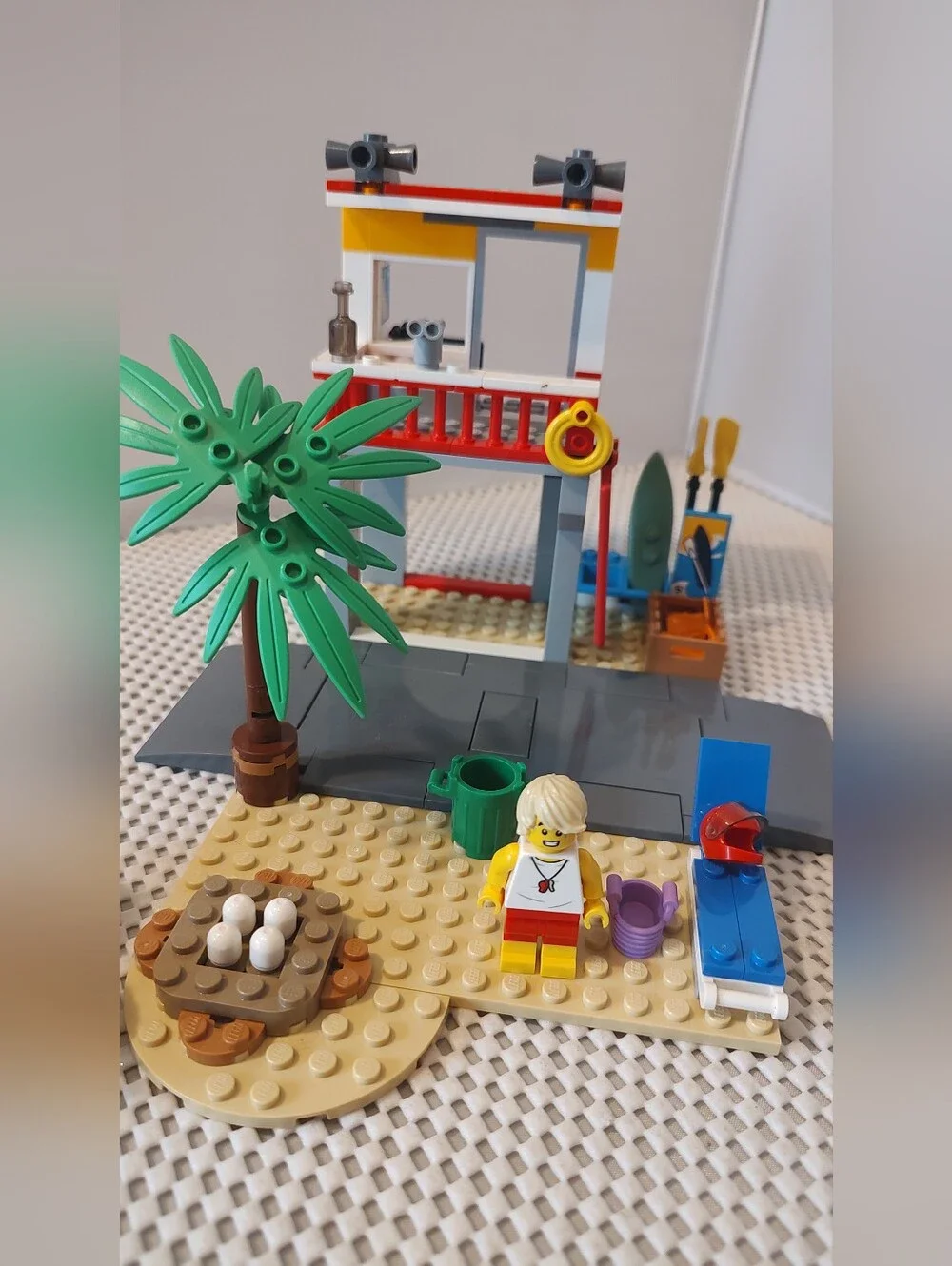 LEGO City Beach Lifeguard Station 60328 Building Toy Set No Complete As Shown